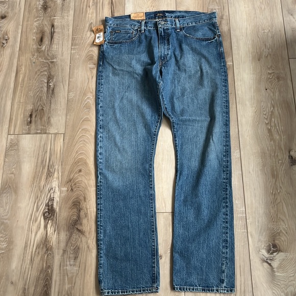 Polo Ralph Lauren Men’s The Varick Slim Straight Jean Size 36X34 NEW - Picture 2 of 7